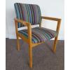Danish Oak Carver in Pierre Frey Stripe